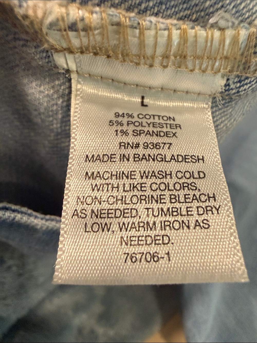 a.n.a Light Blue Denim Oversized Jacket - Picture 8 of 8